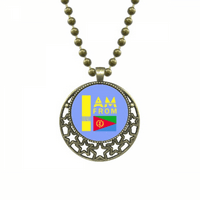 Am iz Eritrea Art Deco modni privjesak zvijezda ogrlica motorni lančani nakit