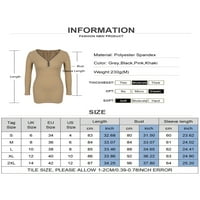 Yolossia Womens patentni zatvarač V izrez Pleteni džemper DRUŠTVA CASDONCON mini haljine