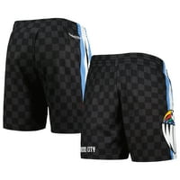 Muški Mitchell & Ness Black Sporting Kansas City City Mrežne kratke hlače