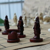 Cheers.us Kineska šahovna putna igra set sa drvenim šahovskim tradicionalnim strategijom i vještinom za djecu odraslih