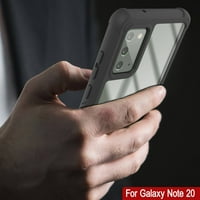 Punkcase Galaxy Note, [Spartan serija] svijetloplavi plavi poremećajni teški poklopac W Ugrađen u zaštitnom ekranu