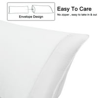 Piccocasa dugi jastučnice za jastuk za mikrofiber 20 x60 bijeli