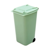 TSSuoun plastična desktop kantu za smeće Multi-function olovka Bucket Kućni kancelarijski materijal Zeleni