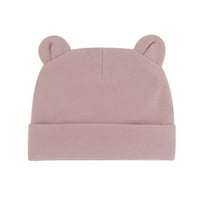 Zimska kapu za bebe ne ogrebotine mittene pletene novorođenčeti iz crtanih medvjeda uši beanie kapa tople pletene rukavice