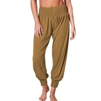 FVWitlyh ženske casual pantalone elastične dno žene Yoga Joggers Loose Work Workwout Dukset labave haljine
