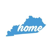 Kentucky Home Naljepnice Decal Die Cut - samoljepljivi vinil - Vremenska zaštitna - izrađena u SAD -