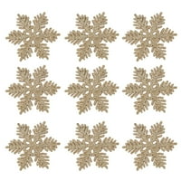 Waroomhouse Xmas Snowflake Anti-Fade izvrsna svijetla boja umjetna lažna pahuljica privjesak za snježne