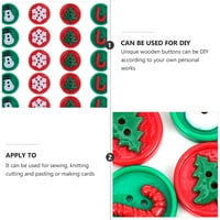 Dugmi za šivanje božićne elemente dugmadi DIY tipke šivati ​​pribor