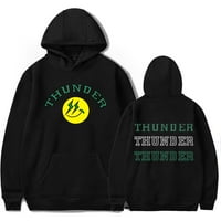 Hoodies Ateez Thunder Merch New Logo Žene Muškarci Zima Hip Hop Duge sa kapuljačom dugih rukava