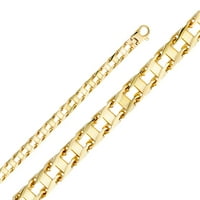 Jewels 14k žuti zlatni ručni ogrlica s lancem s kopčom za kandžu od jastoga