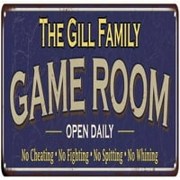 Porodični poklon Gill Blue Game Metalni znak 206180037075