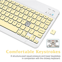 Punjiva bluetooth tastatura i miš kombinirano ultra tanak pune tipkovnice i ergonomski miš za Samsung