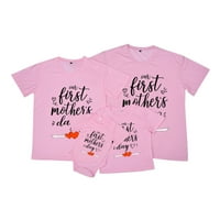 Koaiezne mammy i mi porodica podudarajuća odjeća mama tata mini slovo majica vrhovi dan majke dnevne