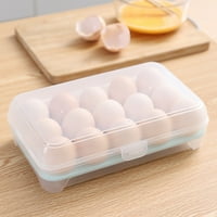 Držač jaja velikog kapaciteta za hladnjak jaje svježe skladištenje bo za frižider za skladištenje jaja Organizator Clear Storage Conteacher Veliki hermetički kontejner