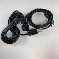 [Ul kotperijsko] Omnihil 5ft AC kabel + 8FT USB-B kabl Kompatibilan sa Canon ImageFormula DR-6010C skener