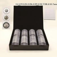 Prozirni plastični nosač novčića zakupljanje CO kućišta kapsule