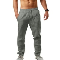 Muške hlače JOGGERS ispisane posteljine džepove čipke vele pantalone velike veličine