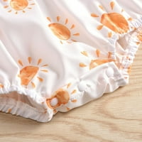 Bez rukava bodysuits remen za bebe odjeću suncokret za bebe odjeću sunce za puzanje odjeće mjesec djevojke