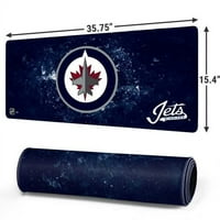 Winnipeg Jets leden dizajn, 35,75 15.4 Veliki igrački jastučić za miša sa šivenim ivicama, tastatura