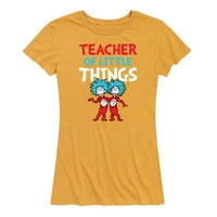 Dr Seuss - učitelj sitnica - Ženska grafička majica kratkih rukava