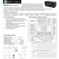 12V 8Ah zamjenska baterija kompatibilna s Belkinom F6C1500-TW-RK, F6C1500EI-TW-RK UPS - Pack