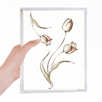 Tulipan ručno oslikano cvjetno bilježnicu labav dnevnik časopisa za punjenje dnevnika
