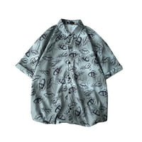 Akiigool Bluze za žene Dressy Casual Plus size Ženski šifon V izrez bez rukava bez rukava uredske radne