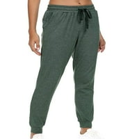 Bomotoo Žena Prozračne duge hlače gamaše yoga labavi udobni džepovi Duksevi za fitnes za crtanje visokih