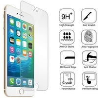 iPhone [BISEN] Zaštitnik zaslona od kaljenog stakla, protiv sjaja, mat, protiv otiska prsta, protiv ogrebotine, protiv šoka