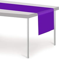 ZLATNI PREMIUM jednokratni plastični trkač stola. Dekorativni trkač za stol za večeru za zabave i događaje,