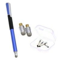 2-in-kapacitivni stylus set sa savjetima za zamjenu Dvostruki olovke za dodir Kapacitivne olovke tamnoplave