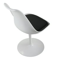 Zaustavite sada Blagovaonica Stolice za kuhinju, elegantna bar stolica, blagovaonica, bijeli + crni