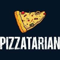 Ljubitelj pice, volim pizzu, ja sam picatarski, pica na bazi fonda MENS Mornar Plavi grafički rezervoar
