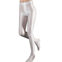 Meke tajice za žene Tummy Control ultra tanke prozirne sjajne konosne plesne joge hlače velike m