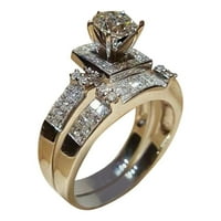 Prstenovi cirkonski prstenovi dame dame poklon nakit djevojke prstenovi za vjenčanice