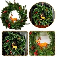 Garland Mali jelen Božićni viseći jeleni božićni ukras vrata