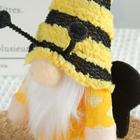 Kainuan Creative Summer Dwarf Handmade Plish Seoska kuća Dekoracija suncokretovoj pčelinji za odmor Tom Dekoracija Početna Poklon ladice