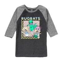 Rugrats - Chase - grafička majica mališa i omladine Raglan