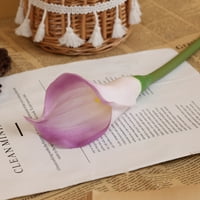 Dabay Umjetna cvijeta Jednorana grana protiv pada Realistični trpezarijski stol Dekor Atmosfera rekvizicija prešanje Calla lažni cvijet kućni ukras