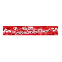 Naslovnica Dekoracija Valentinovo Baner Holiday Party Dekoracija Viseća pozadinska platna baner