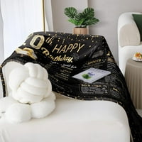 -Dake 50. rođendanski pokloni za žene muškarci 50. rođendan pokrivač poklon za suprugu Muževin Godina
