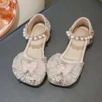 Wiueurtly Sandal Girl Veličina Flip Flops Dječja veličina Djevojke Haljine cipele Slatka luk Mary Jane