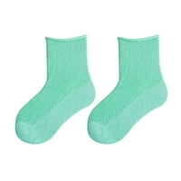 FATTAZI dječje proljeće ljetne čvrste bombone boje čarape Toddler Kids Baby Boys Girls Tanke mrežne čarape za posade
