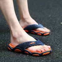 Ljetne muške otvorene papuče modne plaže cipele masaža kupaonica flip flops narandžasti na klirensu