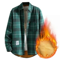 Muška plišana debela topla pečena majica jesen i zimska jakna