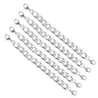 Lančani metalni lančani lančani lančani lančani hlače za kućne ljubimce za odjeću srebrna