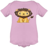 Slatka beba lava smeđa mane bodinuita novorođenčad -image by shutterstock, novorođenče