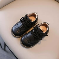 Dječji dečki dečaci dečaci Ležerne prilike čipke kožne graške cipele