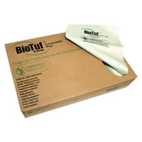 Baritage Biotuf Compostalibible Can Liners Gal, 0. mil, 24 32