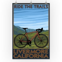 Livermore, California - Planinarska scena - FAMRENT Press poster
